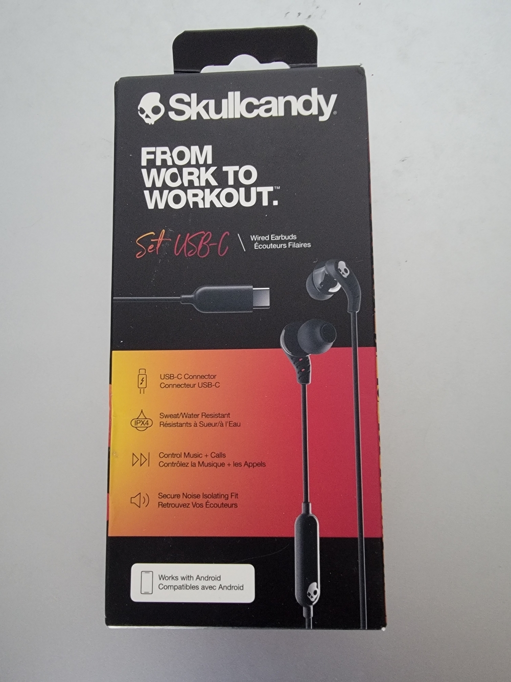 Skullcandy Set USB-C Wired Earbuds - Black